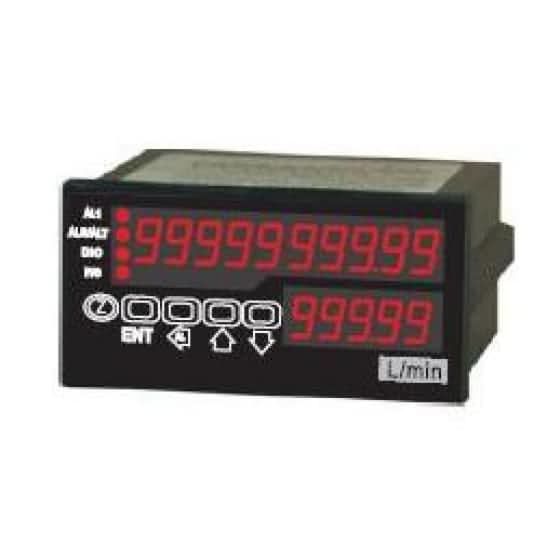 脈波輸入瞬間量累積量顯示&控制錶